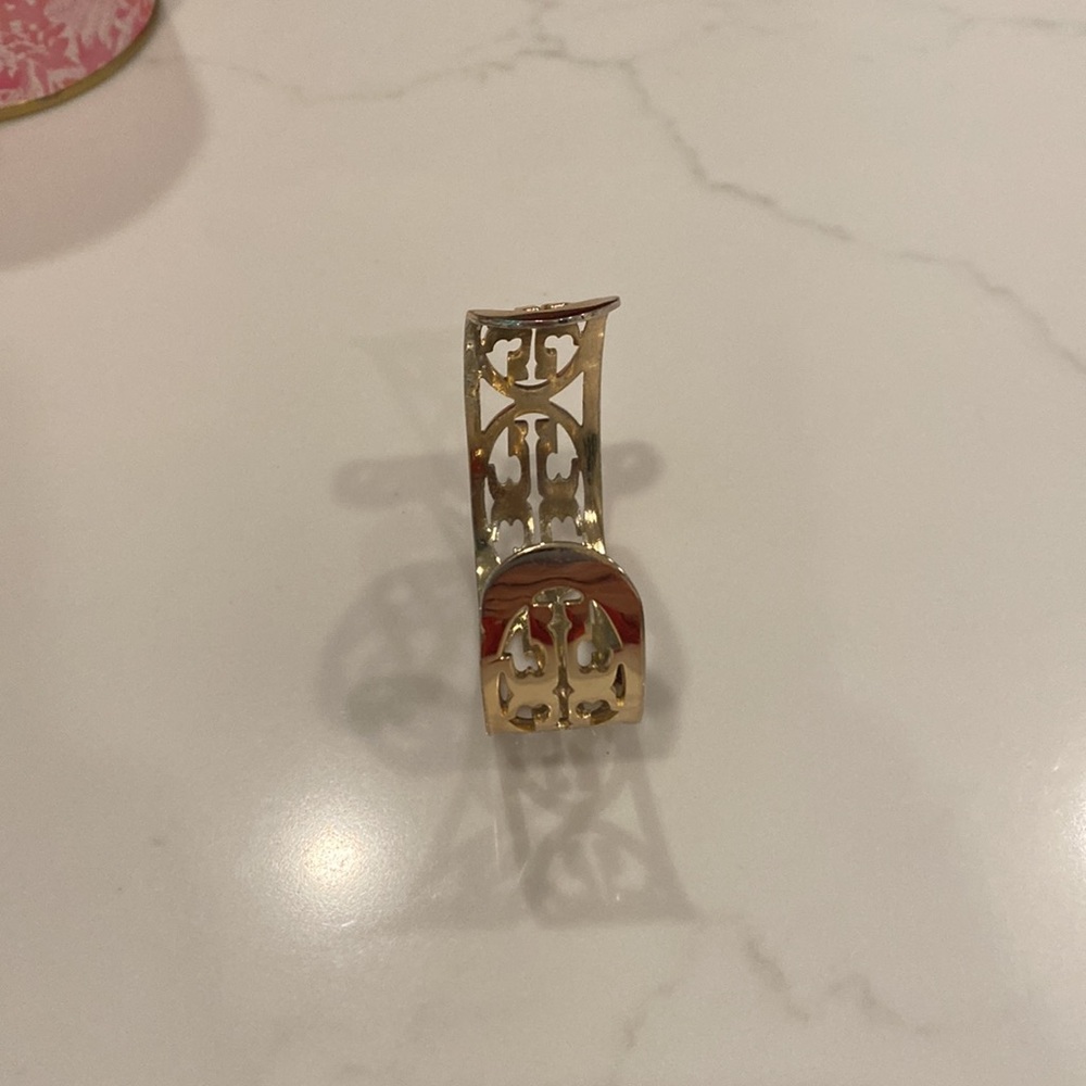 Tory Burch Statement Logo Cuff Bracelet - image 5